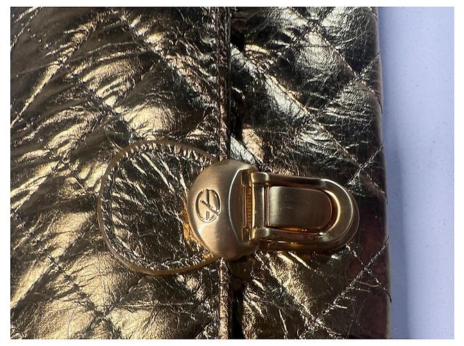 Autre Marque FRANCESCO BIASIA. Cartera acolchada dorada Dorado - vista 7