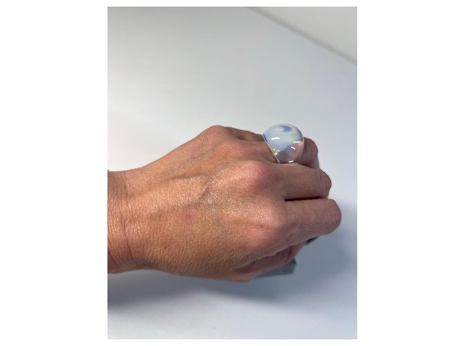Anillo de cristal Lalique Création Lalique 1931 Blanco - vista 10