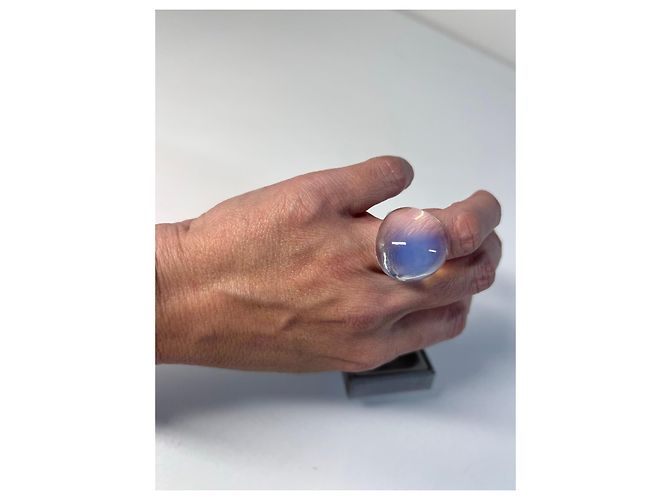 Anillo de cristal Lalique Création Lalique 1931 Blanco - vista 9