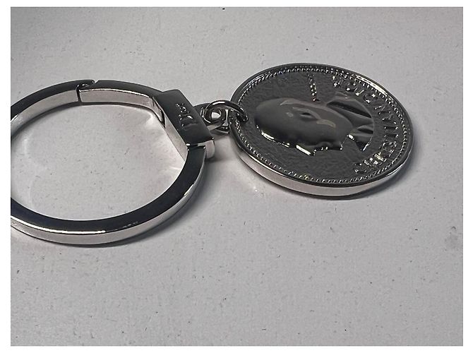 Llavero de metal plateado Dior Plata - vista 9