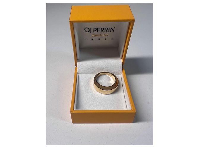 Anel O.J. Perrin em Ouro Amarelo 750 - vista 2