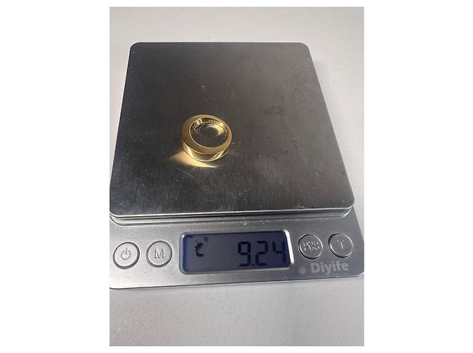 Anel O.J. Perrin em Ouro Amarelo 750 - vista 21