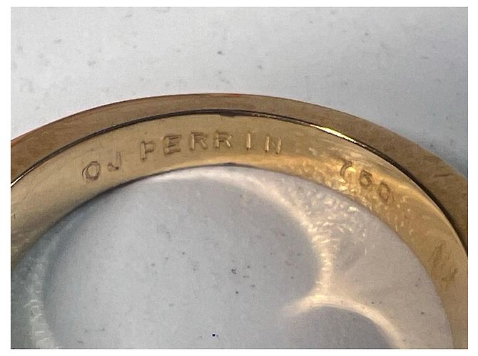 Anel O.J. Perrin em Ouro Amarelo 750 - vista 9
