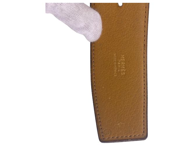 Cintura H Constance Hermès Nera da Uomo Nero - vista 6
