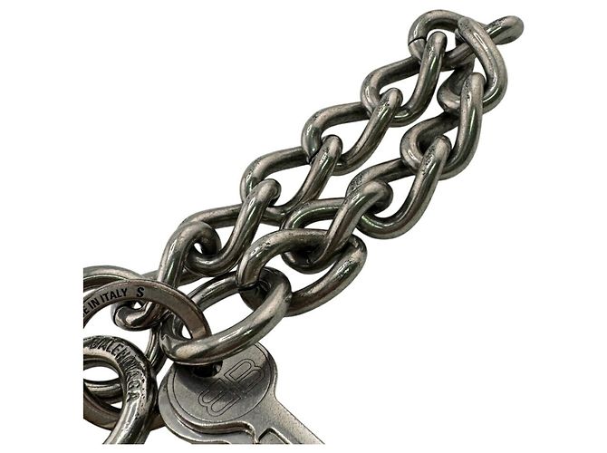 Bracciale con lucchetto in argento Balenciaga - vista 9