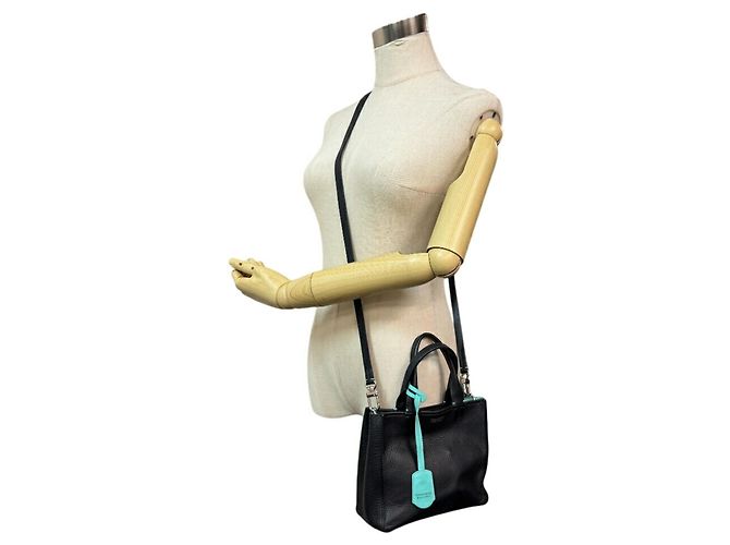 Tiffany & Co Mini Borsa Tote Tiffany Nero - vista 16