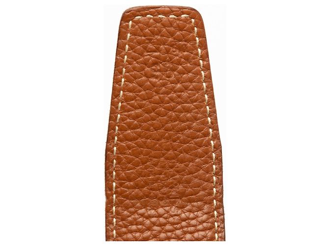 Cintura reversibile Constance H in vitello nero e Togo di Hermès - vista 5