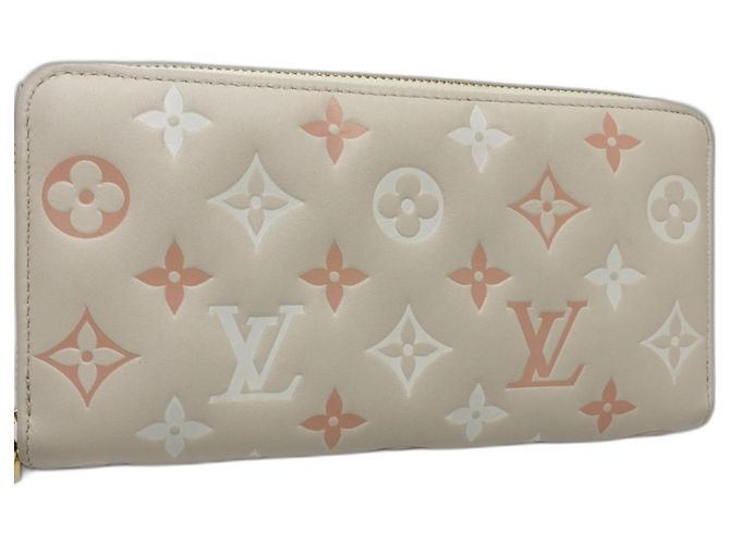Portafoglio lungo crema Louis Vuitton Crudo - vista 2