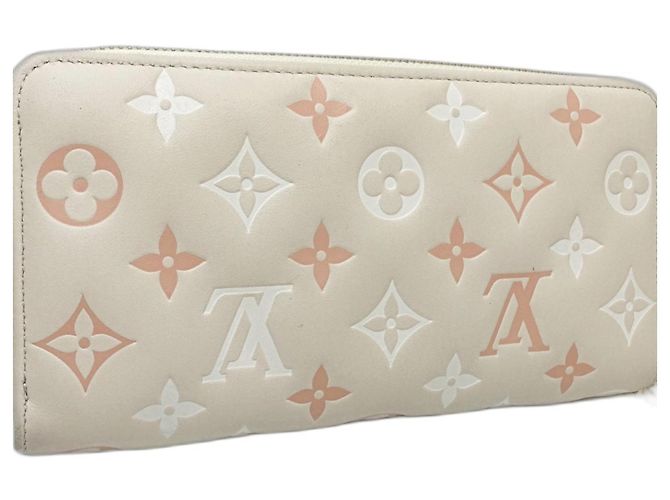Portafoglio lungo crema Louis Vuitton Crudo - vista 3