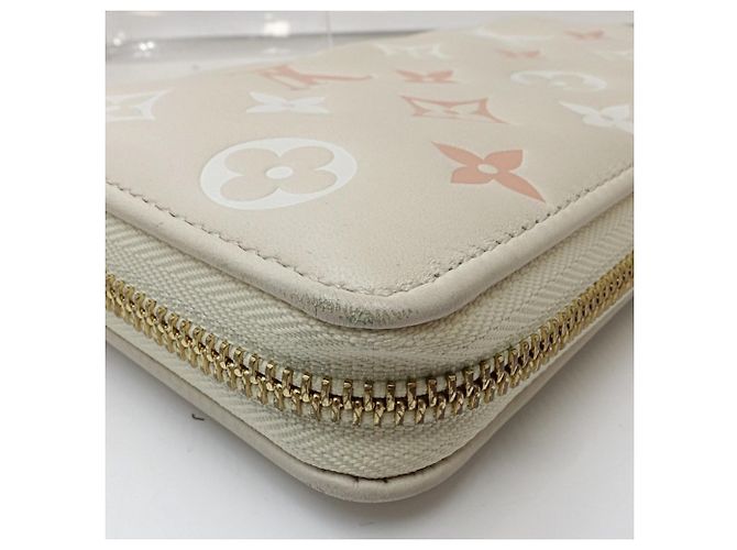 Portafoglio lungo crema Louis Vuitton Crudo - vista 4
