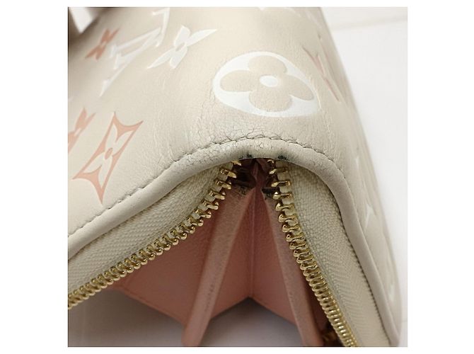 Portafoglio lungo crema Louis Vuitton Crudo - vista 5