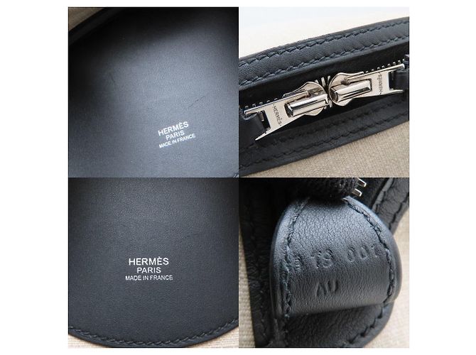 Hermès Swift Leder Rucksack Schwarz - Ansicht 9