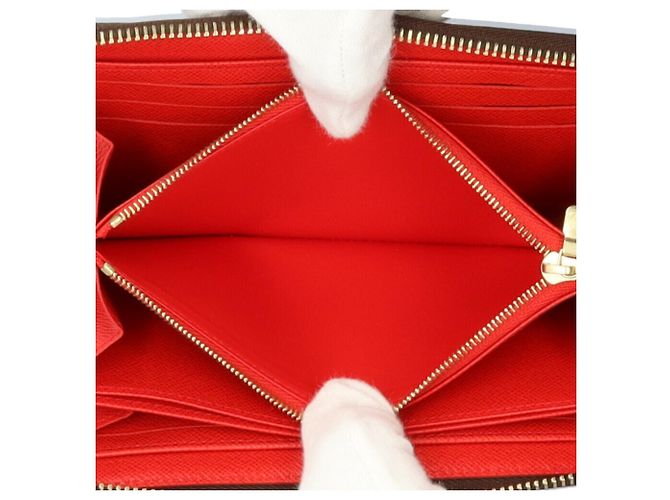 Louis Vuitton Zippy Geldbörse aus braunem Monogramm-Canvas - Ansicht 5