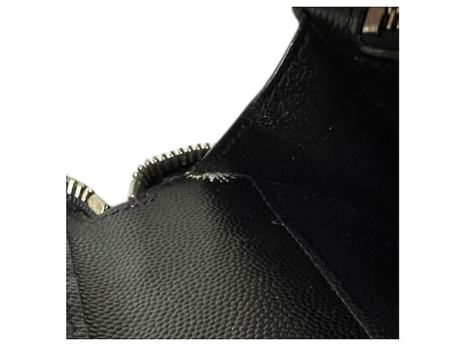 Saint Laurent Black Leather Long Wallet - view 10