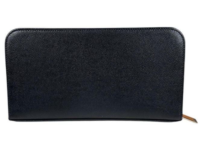 Saint Laurent Black Leather Long Wallet - view 2