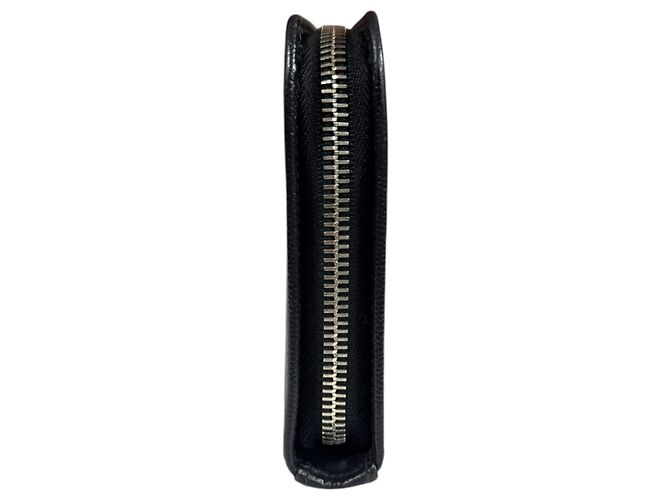 Saint Laurent Black Leather Long Wallet - view 4
