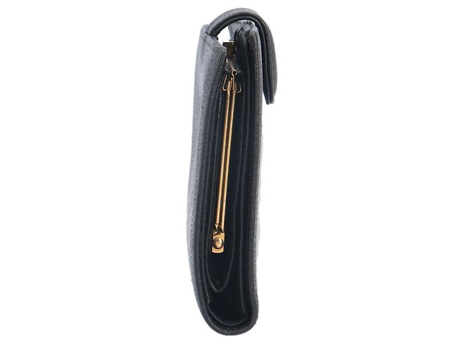 Cartera larga Chanel Coco Mark en piel de ternera granulada Negro - vista 3