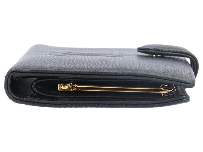 Cartera larga Chanel Coco Mark en piel de ternera granulada Negro - vista 8