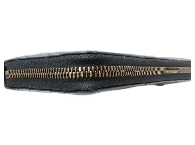 Cartera larga de cuero negro Gucci Marmont - vista 4