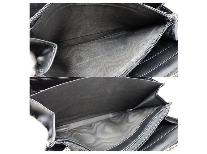 Cartera larga de cuero negro Gucci Marmont - vista 6