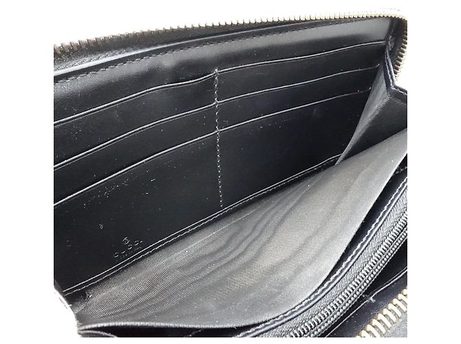 Cartera larga de cuero negro Gucci Marmont - vista 7