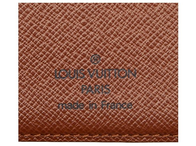 Tarjetero Monogram Japon Marrón Louis Vuitton Castaño - vista 10