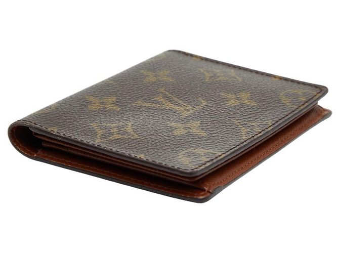 Tarjetero Monogram Japon Marrón Louis Vuitton Castaño - vista 5