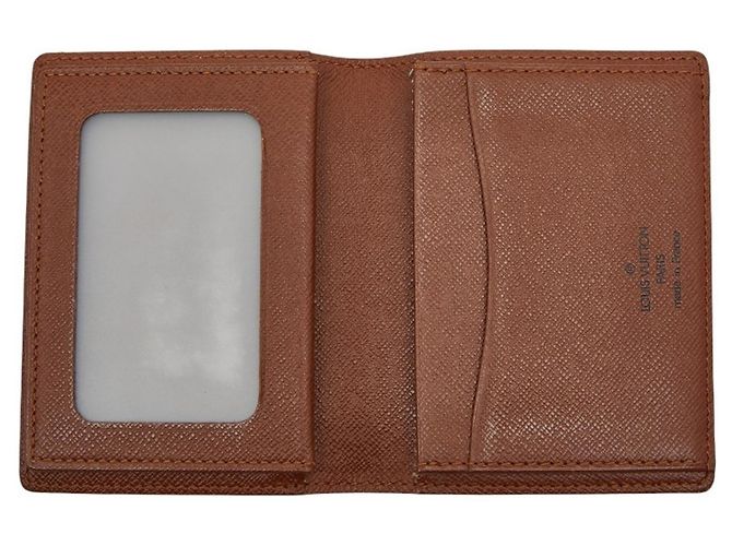 Tarjetero Monogram Japon Marrón Louis Vuitton Castaño - vista 6