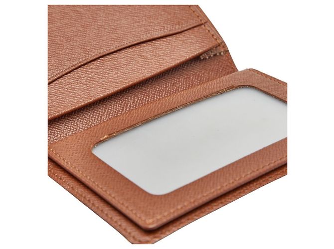 Tarjetero Monogram Japon Marrón Louis Vuitton Castaño - vista 7