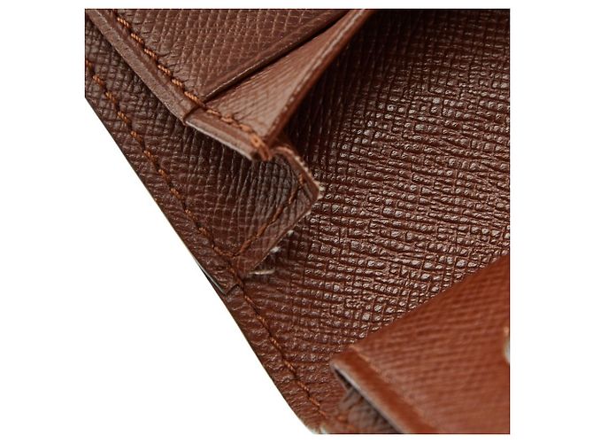 Tarjetero Monogram Japon Marrón Louis Vuitton Castaño - vista 8