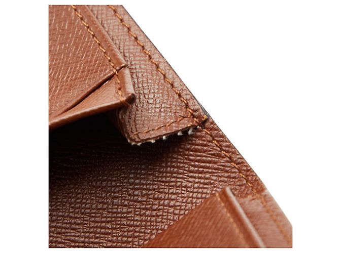 Tarjetero Monogram Japon Marrón Louis Vuitton Castaño - vista 9