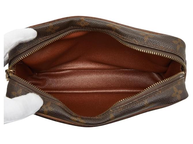 Borsa Second Compiègne 23 Monogram Louis Vuitton Marrone - vista 9