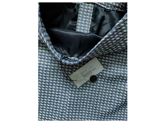 Falda Ekyog Jacquard de Pied de Poule talla 34 Azul - vista 5