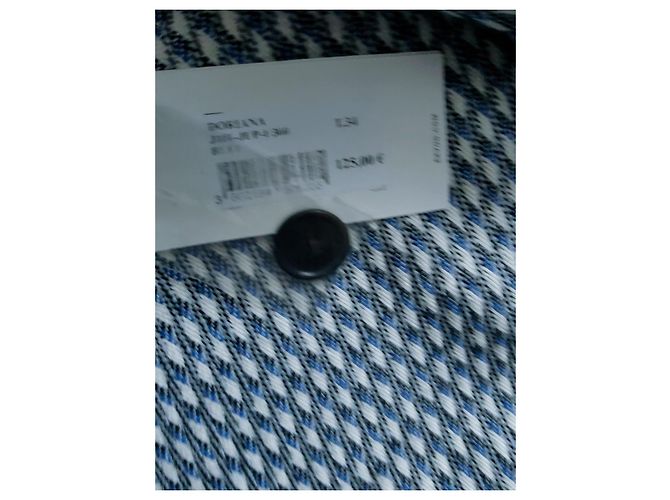 Falda Ekyog Jacquard de Pied de Poule talla 34 Azul - vista 6