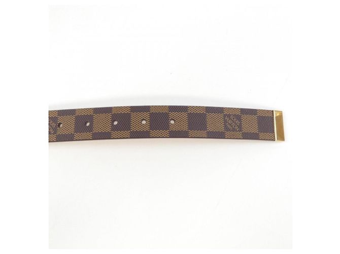 Cintura Louis Vuitton Santur Carré 30mm Marrone - vista 4