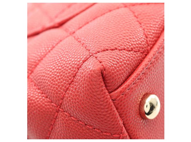 Borsa a mano Chanel Coco Handle XXS rossa Rosso - Ansicht 6