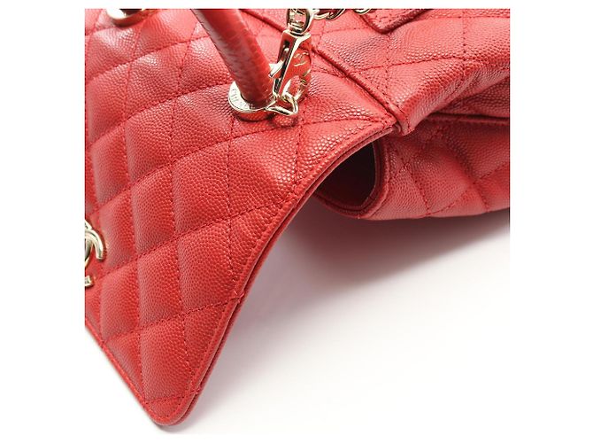 Borsa a mano Chanel Coco Handle XXS rossa Rosso - Ansicht 8