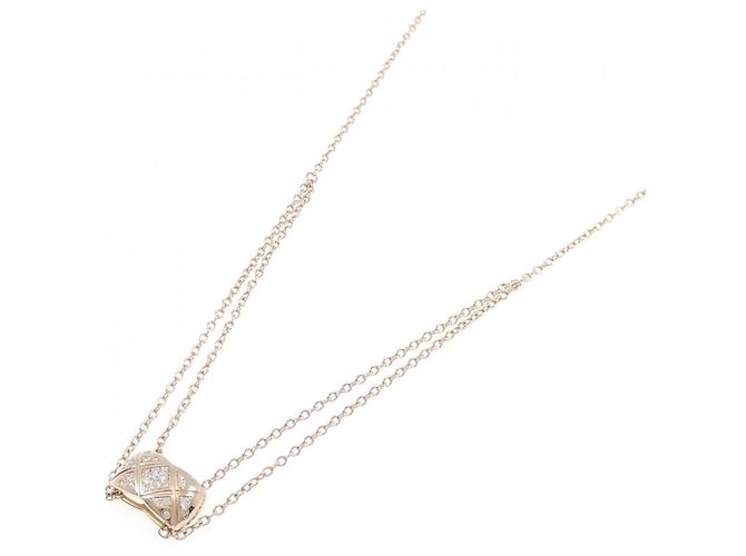 Collana Chanel Coco Crush in oro rosa con pendente in diamante - vista 2