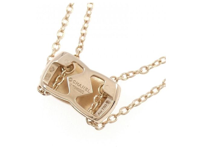 Collana Chanel Coco Crush in oro rosa con pendente in diamante - vista 4