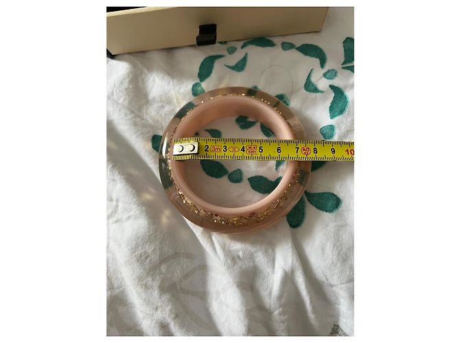 Bracciale inclusione rosa e dorato Louis Vuitton - vista 11