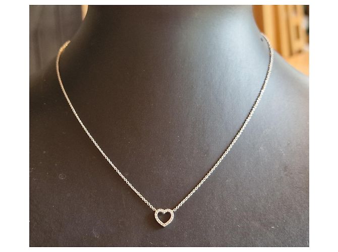 Tiffany & Co Metro Cuore in oro bianco 750/000 e diamanti Argento - vista 3