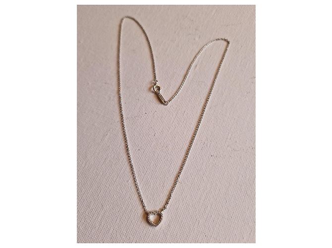 Tiffany & Co Metro Cuore in oro bianco 750/000 e diamanti Argento - vista 4