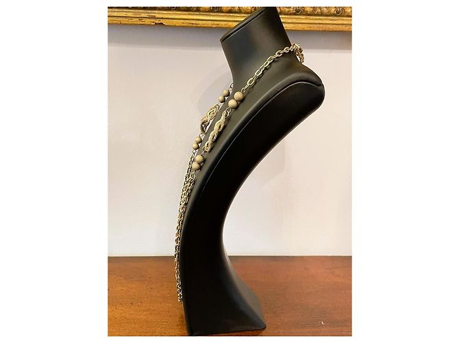 Dolce & Gabbana Meravigliosa collana DOLCE&GABBANA dorata catena doppia D'oro - vista 12