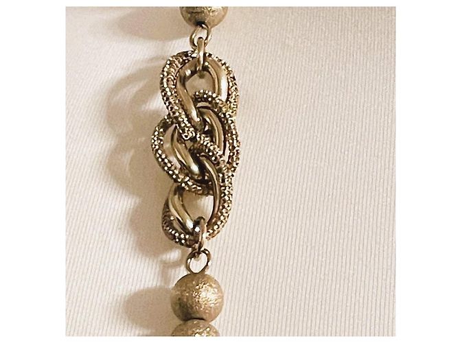Dolce & Gabbana Meravigliosa collana DOLCE&GABBANA dorata catena doppia D'oro - vista 9