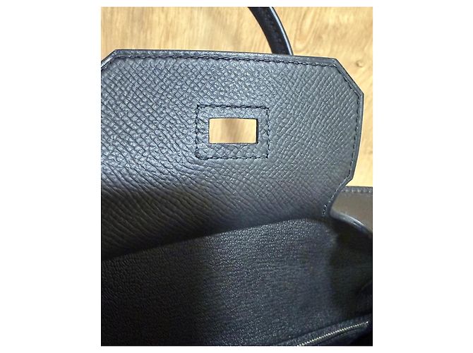 Hermès Birkin 30 Sellier Nero Epsom Palladium - vista 10