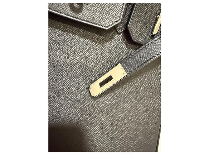 Hermès Birkin 30 Sellier Nero Epsom Palladium - vista 13