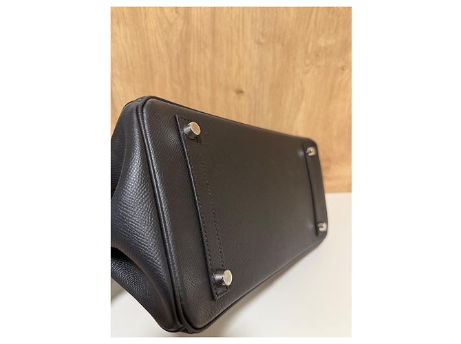 Hermès Birkin 30 Sellier Nero Epsom Palladium - vista 16
