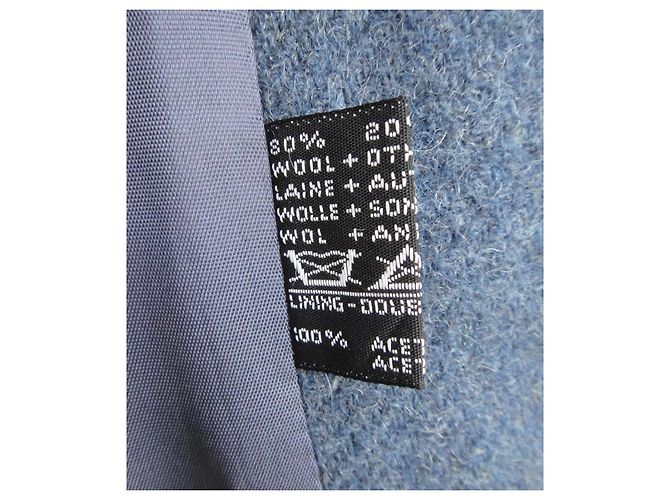 Autre Marque Abrigo de lana azul claro talla 42 - vista 4
