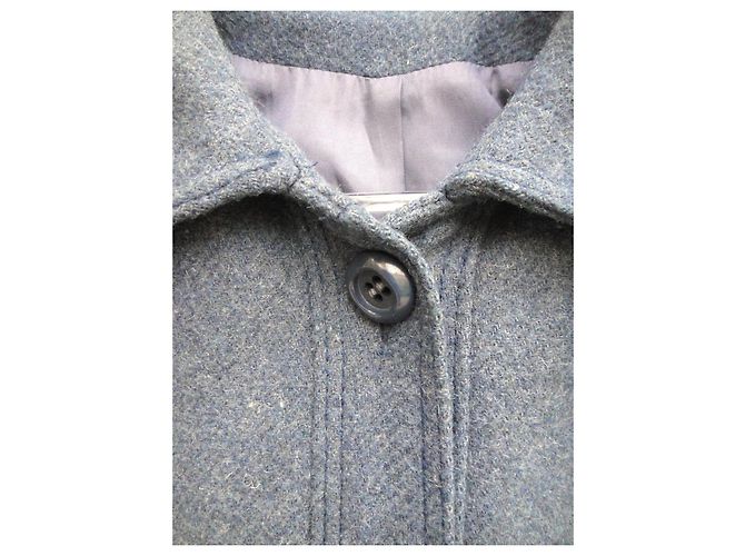 Autre Marque Abrigo de lana azul claro talla 42 - vista 6