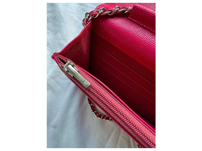 Portafoglio on-chain Classico Senza Tempo CHANEL Fuschia - vista 10